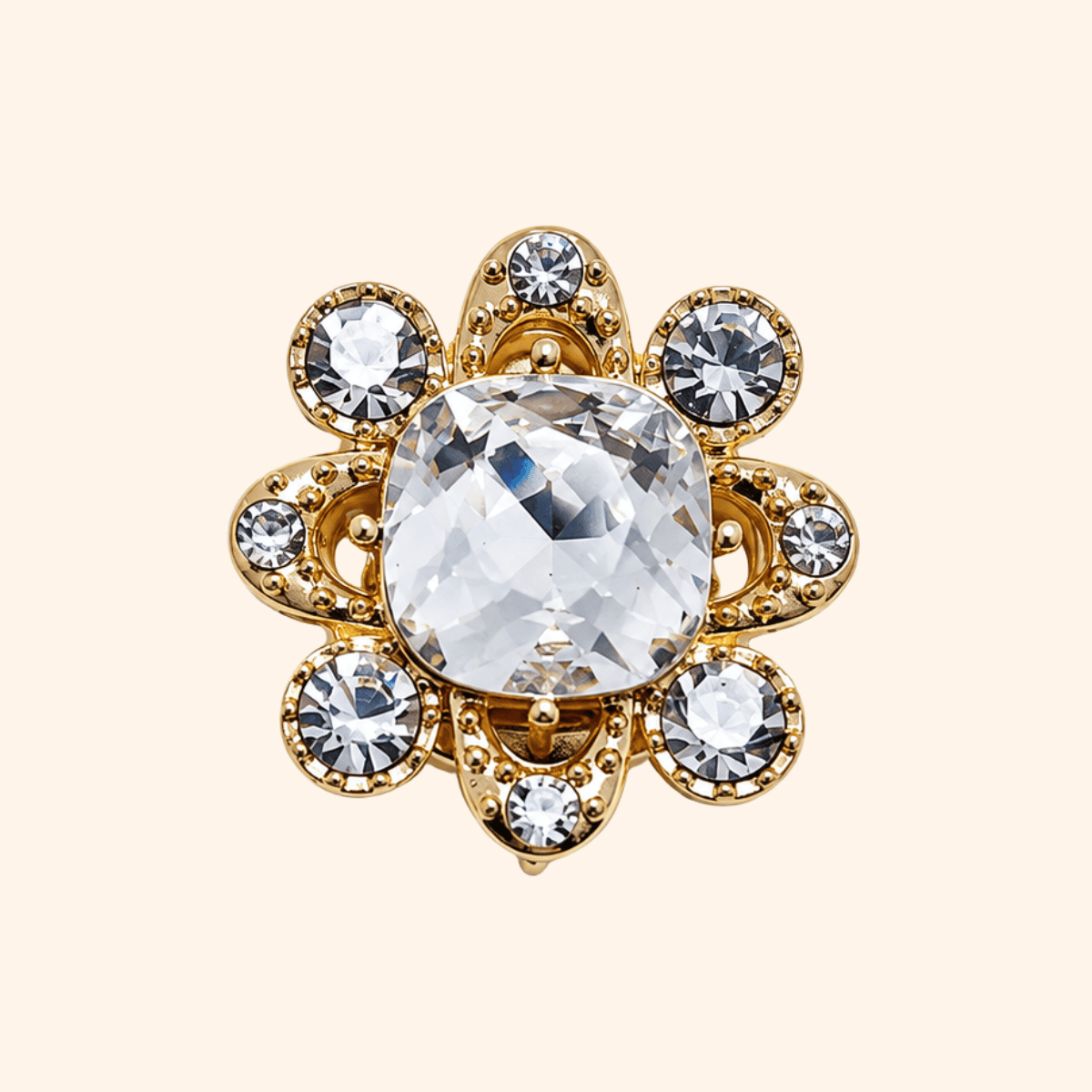 Bijou de bouton CRYSTAL PALACE - BASE