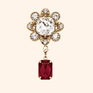 bijou_de_bouton_crystal_palace_pampille_rouge Bijou de bouton CRYSTAL PALACE et sa pampille Cabochon Rouge Grenat