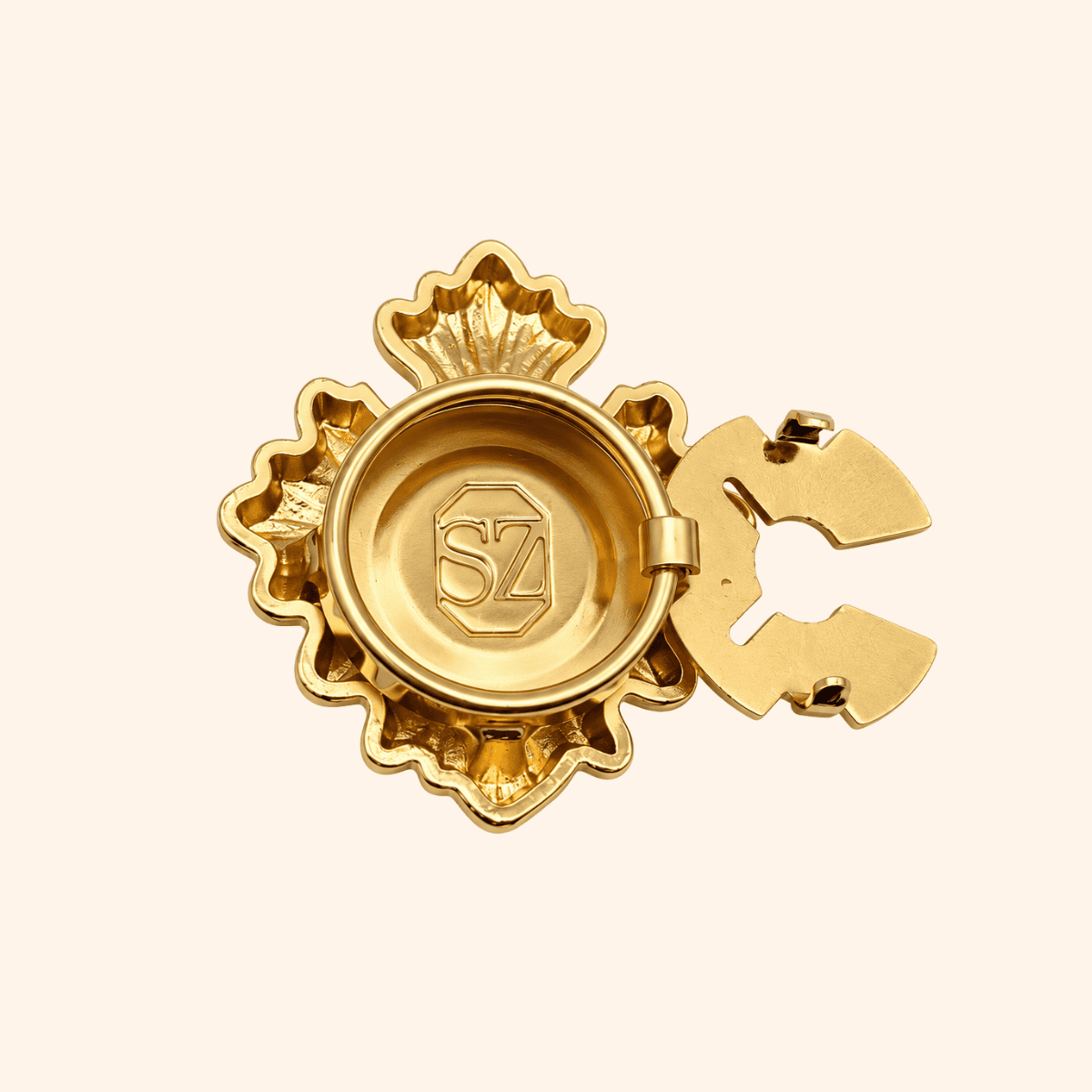Bijou de bouton Exvoto Petit présage bronze - Image 2