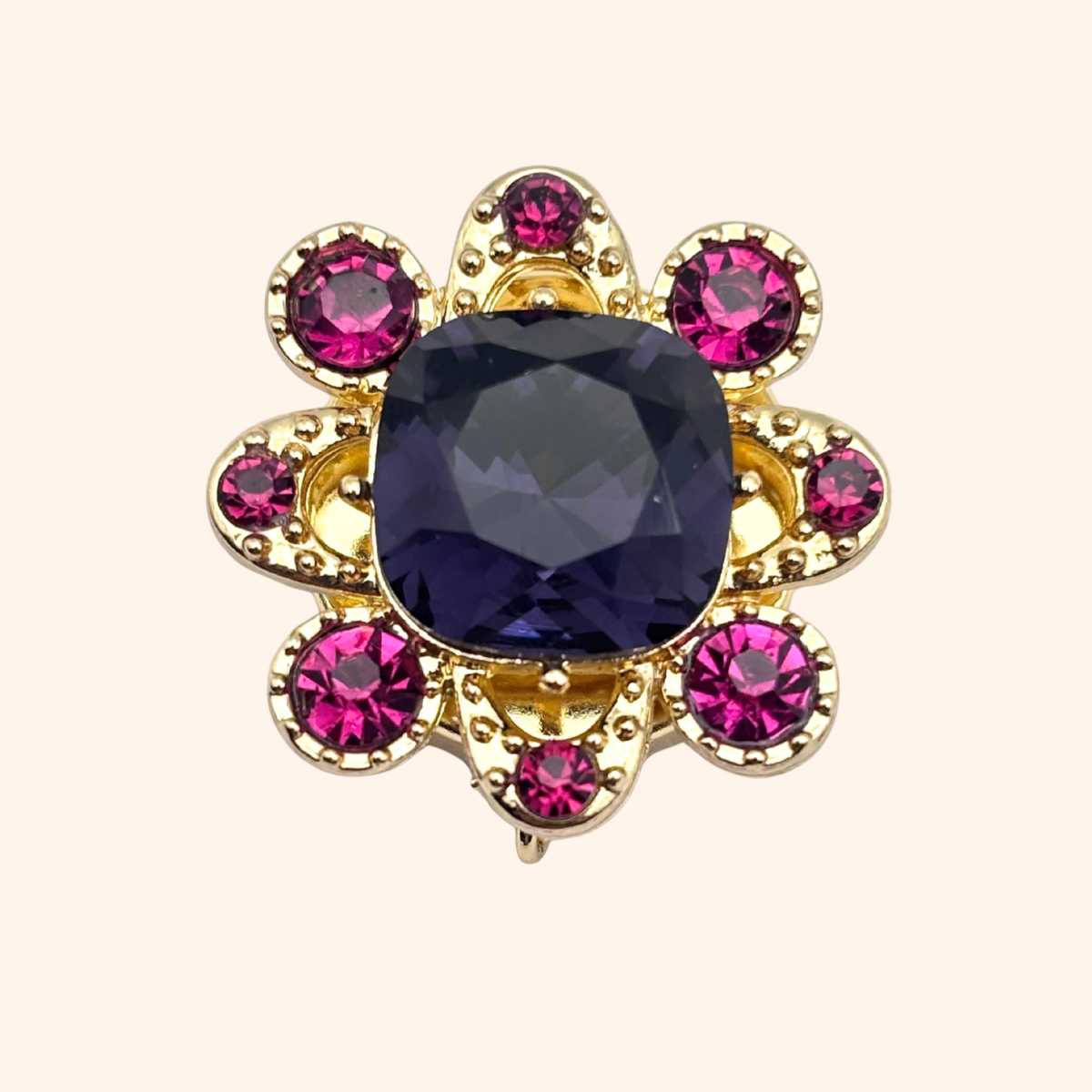 Bijou de bouton NUIT POURPRE - BASE