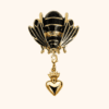 maya_black_pampille_exvoto Bijou de bouton MAYA QUEEN et sa pampille interchangeable EXVOTO