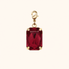 Pampille Cabochon Rouge Grenat – Charm Interchangeable
