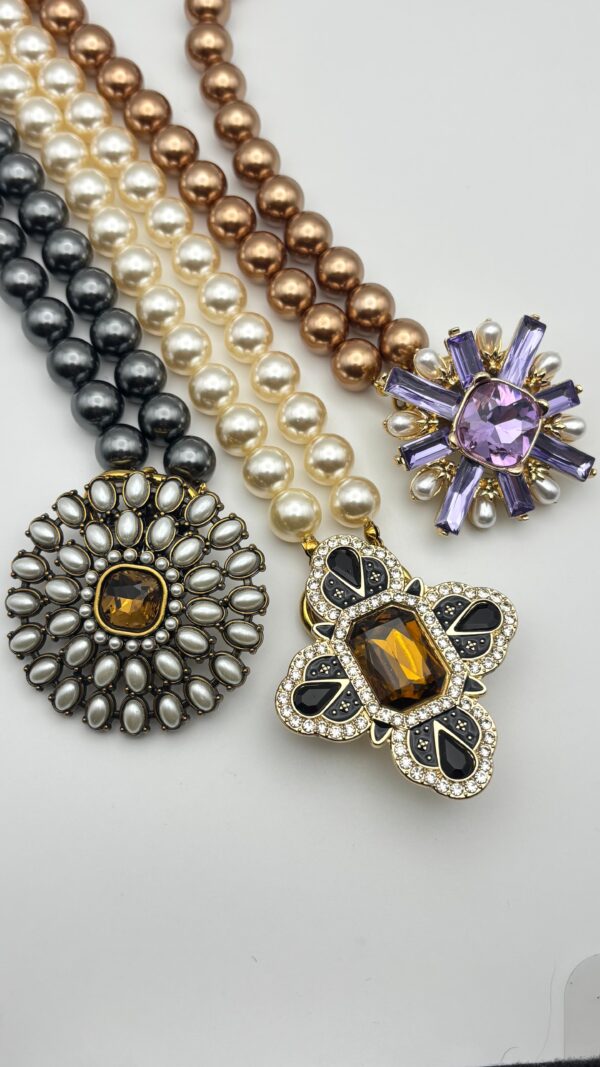Collier AUDACIEUX à clipper - Ematite