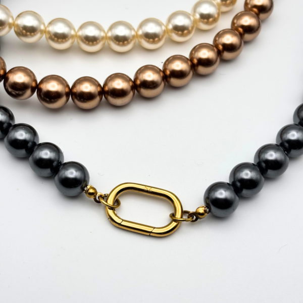 Collier AUDACIEUX à clipper - Ematite