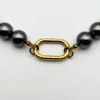Collier AUDACIEUX à clipper - Ematite