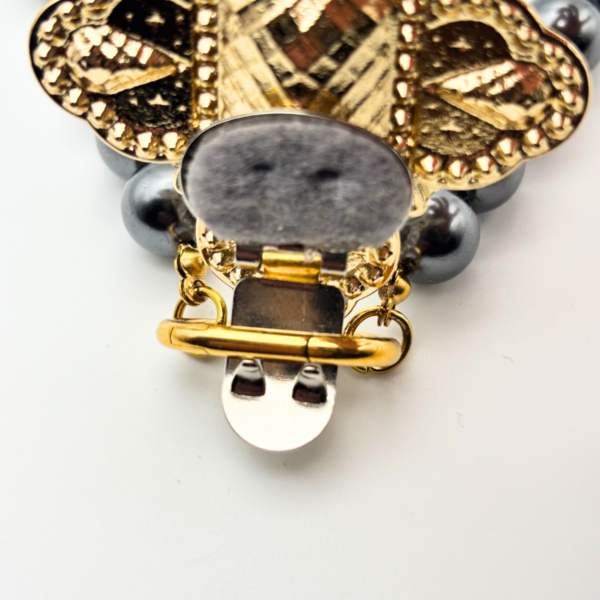 Collier AUDACIEUX à clipper - Ematite