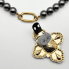 Collier AUDACIEUX à clipper - Ematite