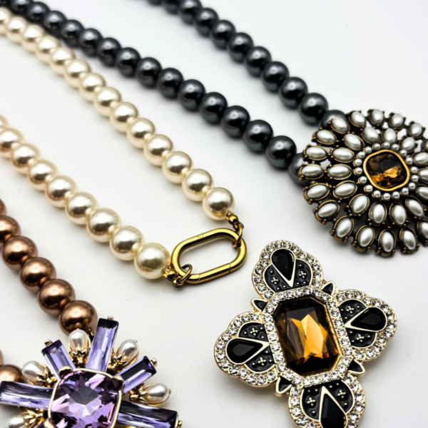 Collier AUDACIEUX à clipper - Ematite