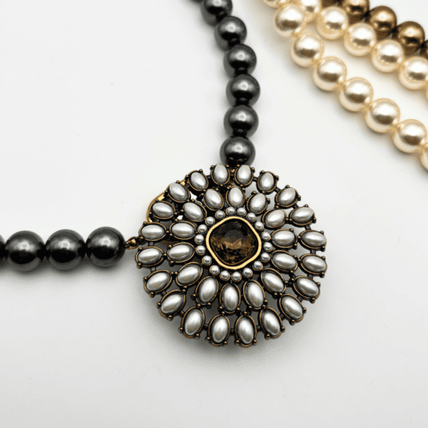 Collier AUDACIEUX à clipper - Ematite