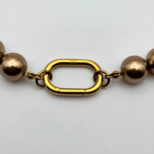 Collier AUDACIEUX à clipper - Bronze