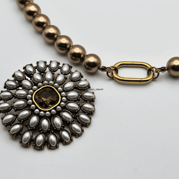 Collier AUDACIEUX à clipper - Bronze