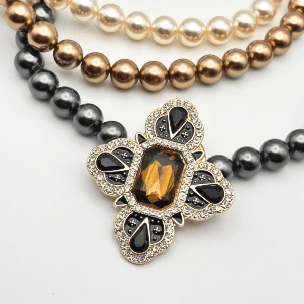 Collier AUDACIEUX à clipper - Ematite