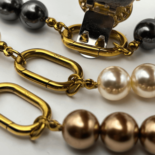 Collier AUDACIEUX à clipper - Ematite